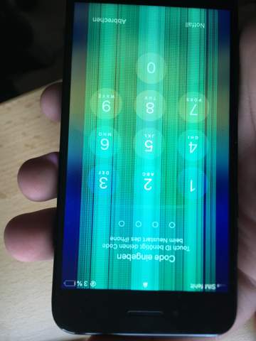 Iphone Display Grune Streifen Technik Apple Displayschaden