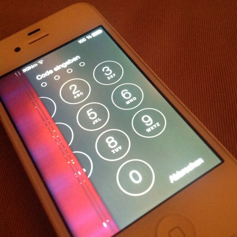 Iphone Display Kaputt Streifen Apple Reparatur
