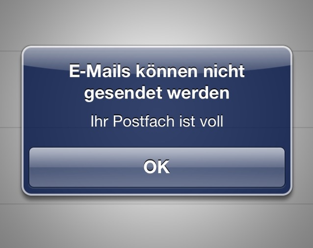 Iphone Email senden geht nicht (E-Mail)