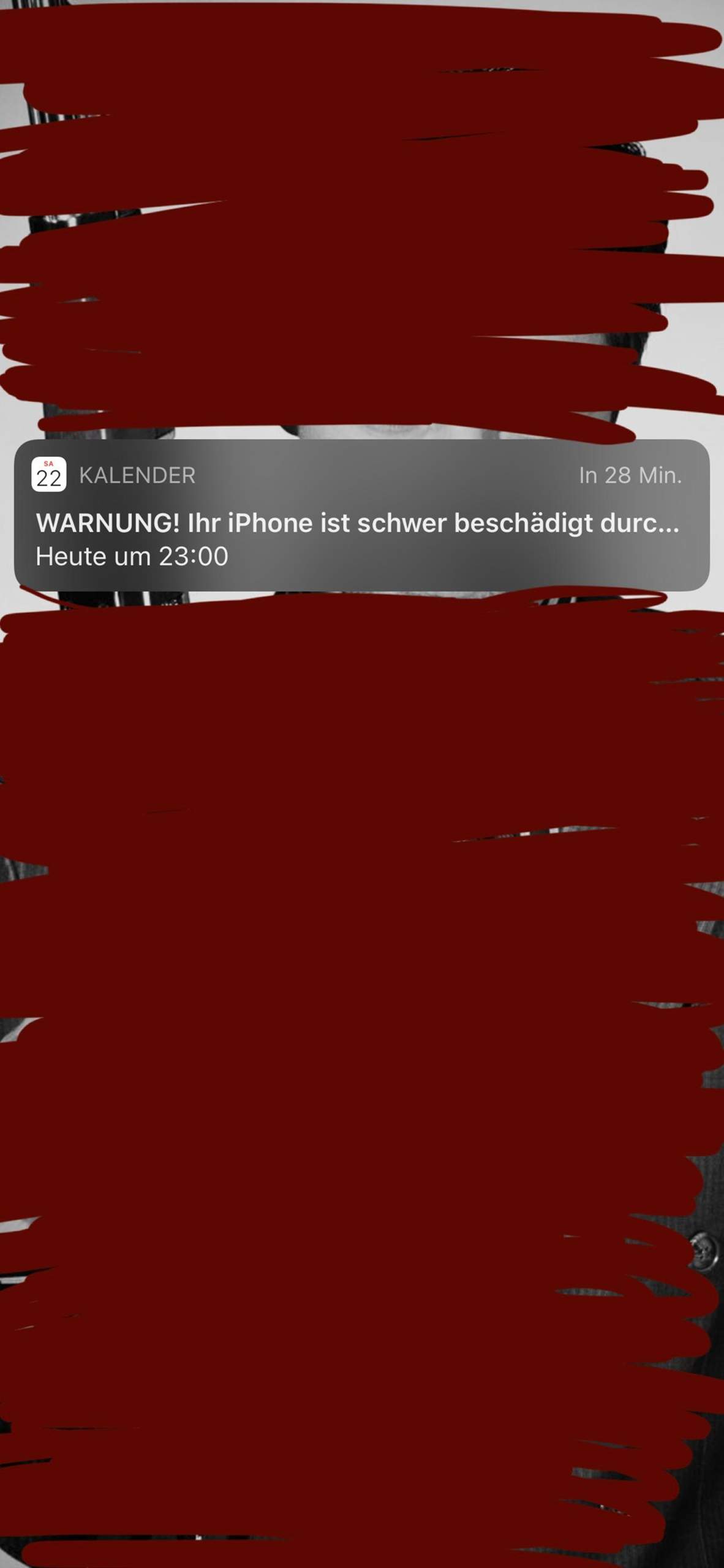 iPhone gehackt Meldung von Kalender? (Handy, Smartphone, Virus)