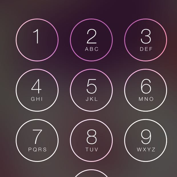 Iphone Hintergrund Bei Code Eingabe Handy Smartphone Apple