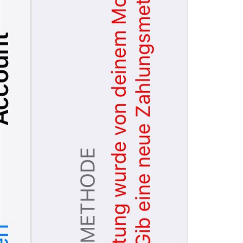 Das ist die besagte Meldung. Leider kann man das Komplette Bild nicht Hochladen. - (Technik, iPhone, Apple)