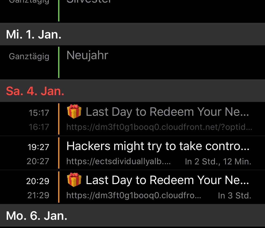 Iphone Kalender Virus Computer Handy Smartphone