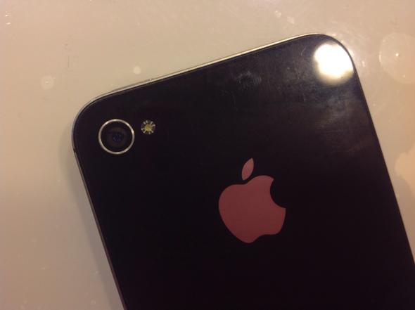 Mein iphone da ist etwas runtergerutscht Ader linse - (iPhone, Kamera)