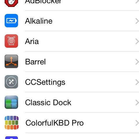 Tweaks - (Apple, iPhone, iPad)