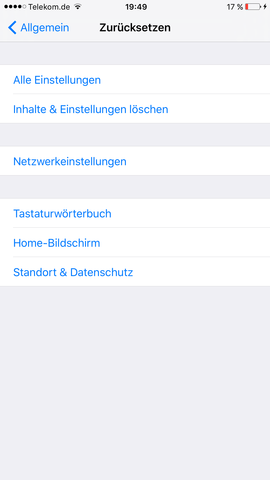 Iphone Zurucksetzen Was Wird Alles Geloscht Bild Handy Apple Loschen