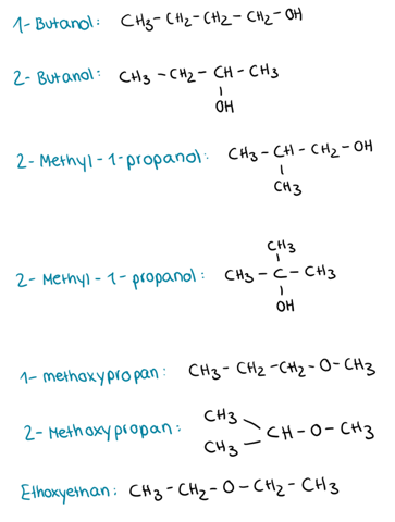 Isomere und Stereoisomere?