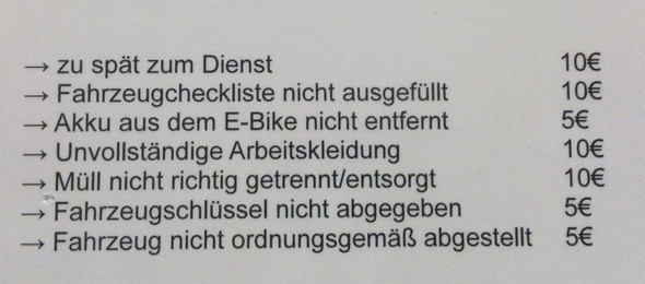 Ist 10 Bussgeld Bei 1 Minute Zu Spat Kommen Bei Einem Mindestlohn