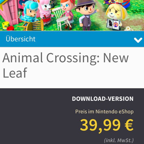ACNL - (Geld, Nintendo, Animal-Crossing)