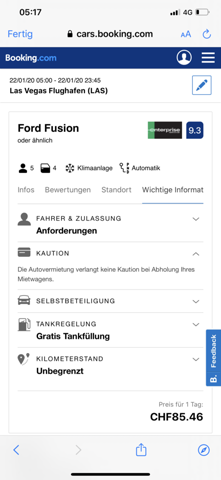 Ist Auto Mieten Bei Enterprise Gut Las Vegas