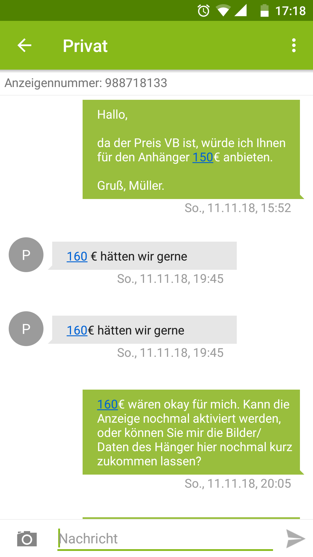 Ist Beim Privatverkauf Eine Preiseinigung Bindend
