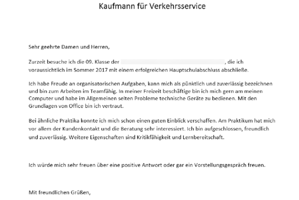 Anschreiben - (Ausbildung, Bewerbung, Deutsche Bahn)