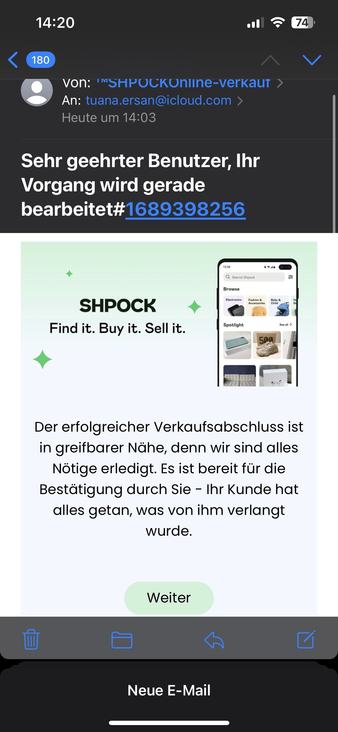 ist das betrug? shpock? (Versand, PayPal, Käuferschutz)