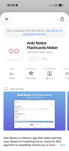 Ist das die richtige Anki app? (Apple)