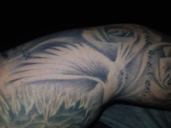 Ist das die silberhaut es wirkt ziemlich hell? (Tattoo, milchig)
