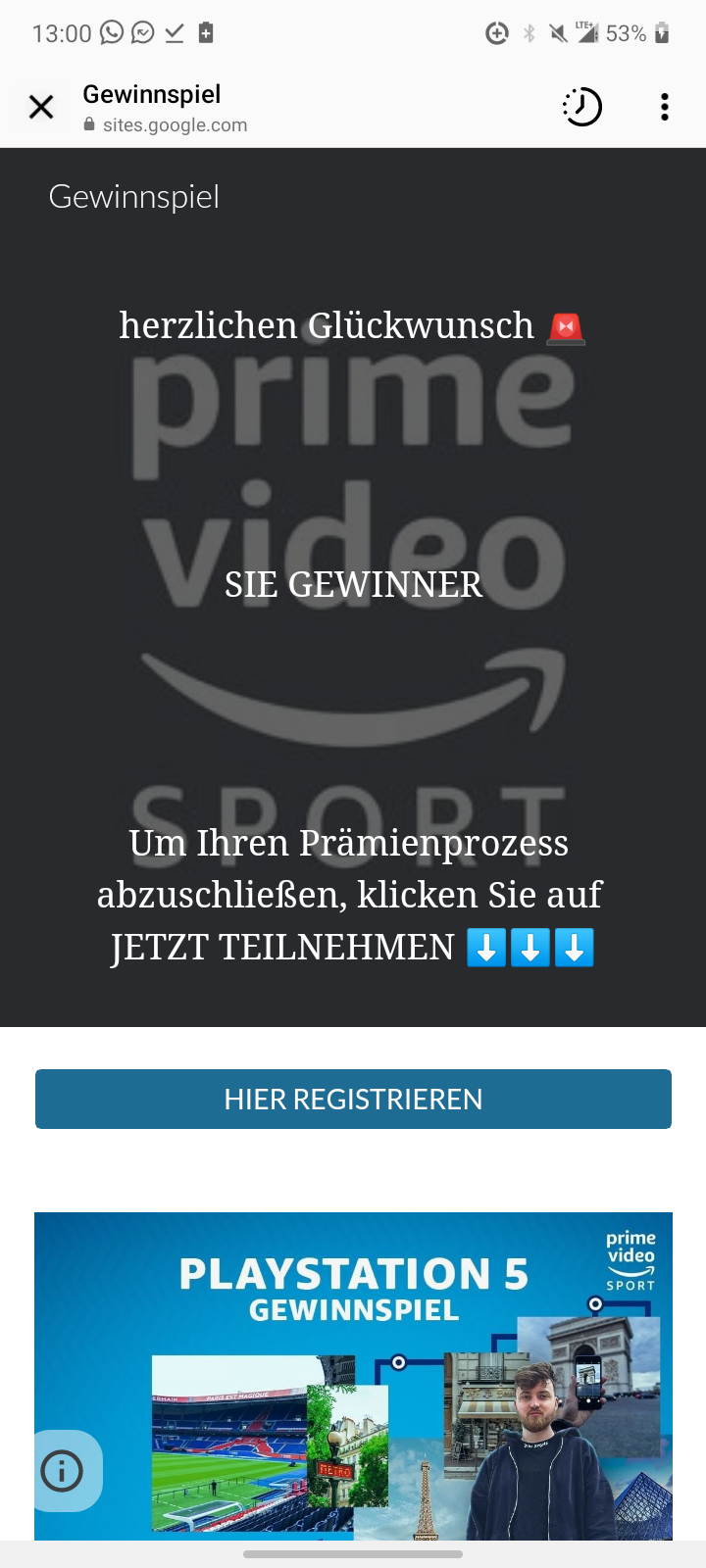 Ist das echt? PlayStation 5, Gewinnspiel)