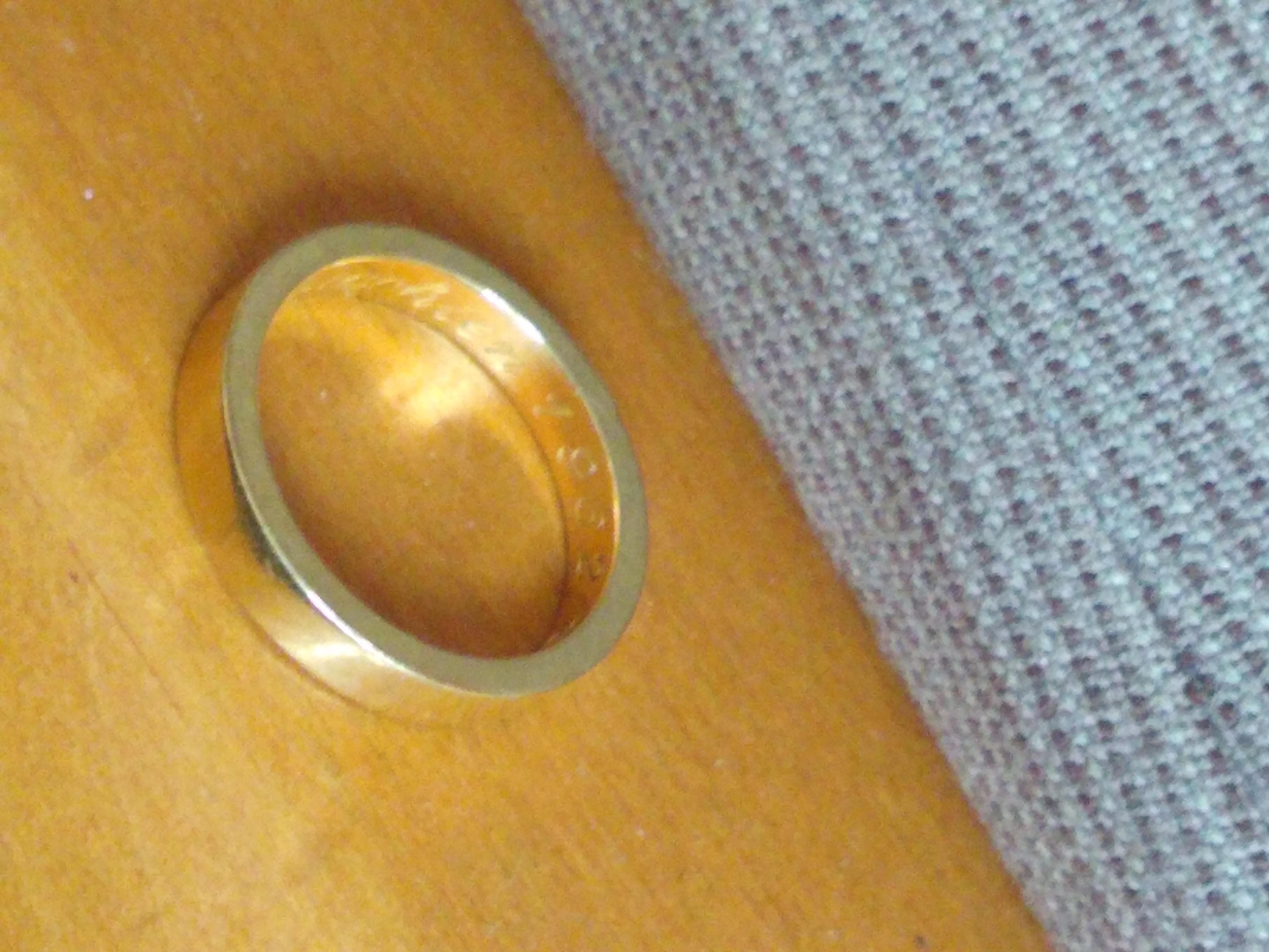 Ist das echtgold? (Ring)