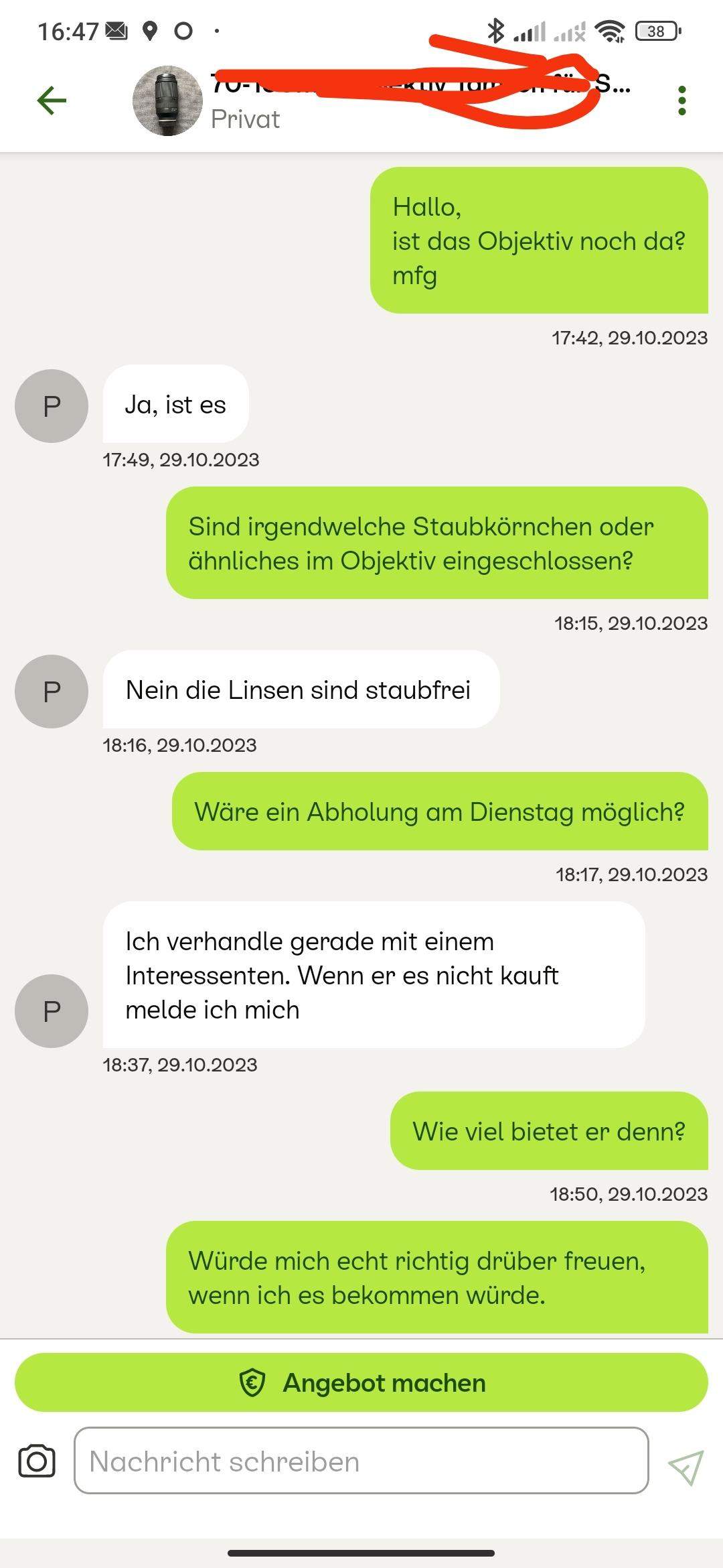 Ist das ein fake Angebot auf eBay Kleinanzeigen? (Kamera, PayPal, Betrug)