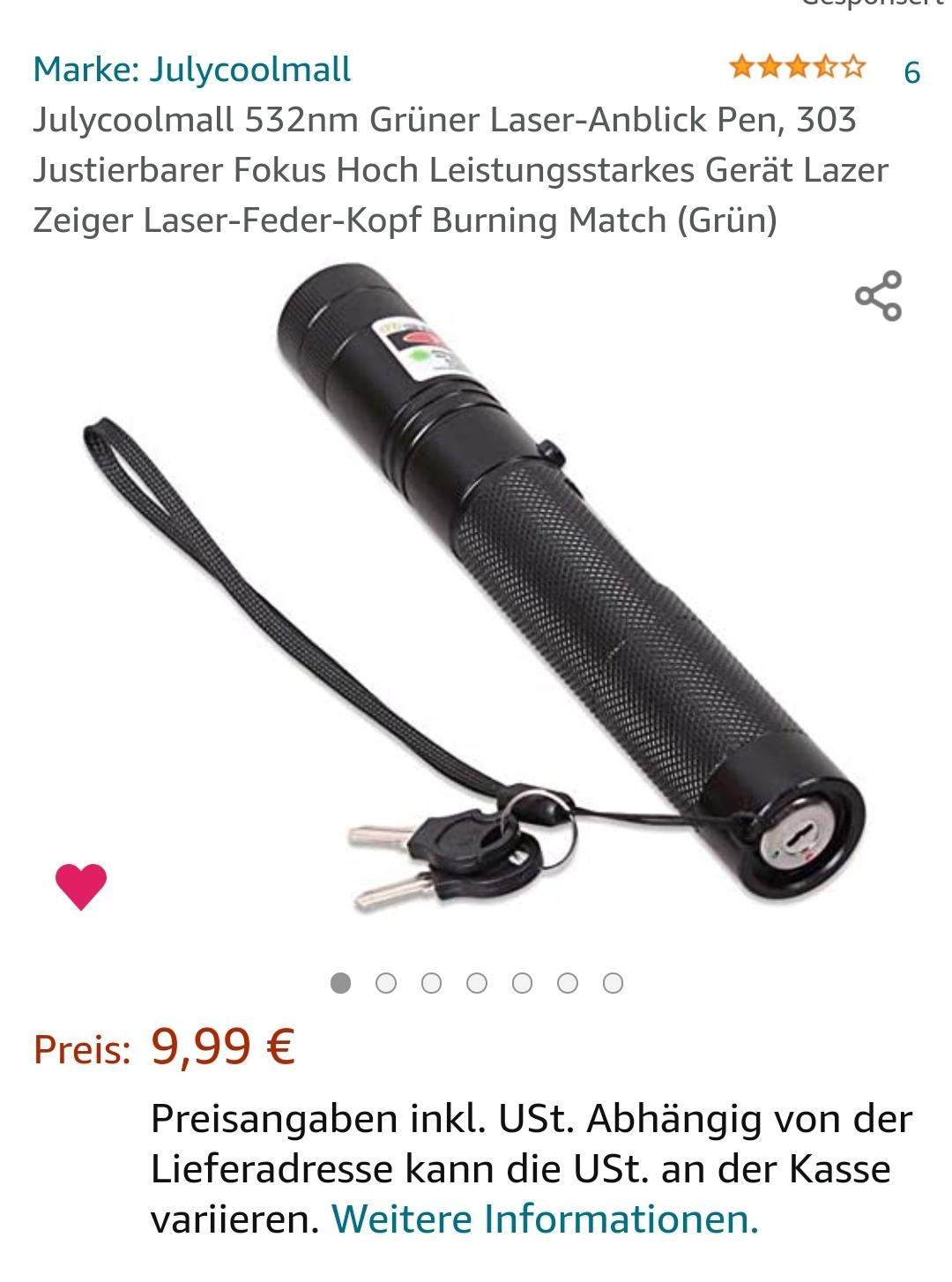 Ist das ein Guter Laserpointer, und auch erlaubt in Deutschland