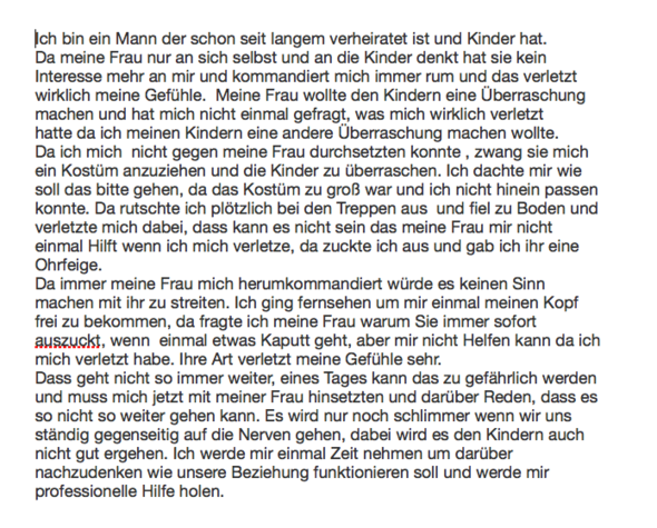 text - (deutsch, Perspektivenwechsel)