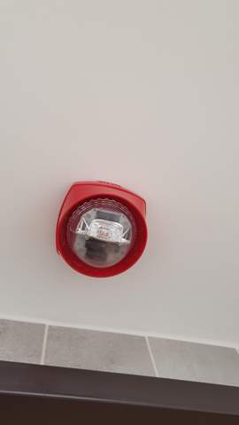 Ist das ein Rauchmelder oder nur ein Blitzlicht Alarm geber das es im Haus brennt/raucht?
