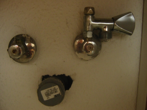 Ist das ein Waschmaschinenanschluss? (Waschmaschine, Anschluss)