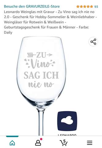 Ist das ein Weißwein Glas?