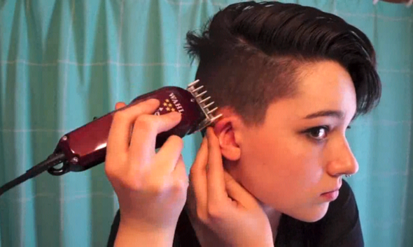 Ist Das Eine Glatze Hinten Und Auf Der Seiten Madchen Youtube Haare