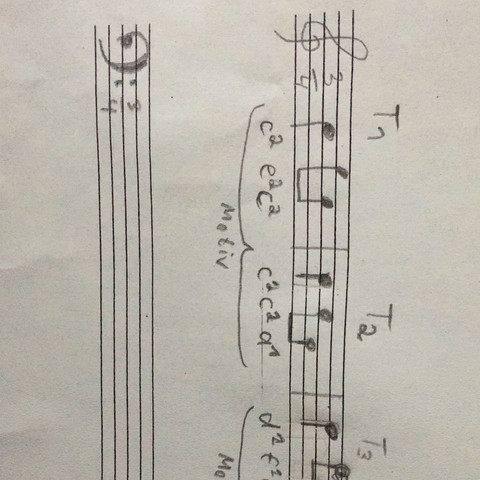 2 Takte - (Musik, Noten, takt)