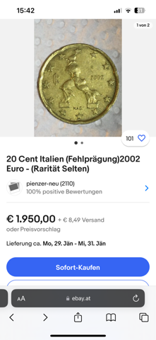  - (Wert, Euro, Münzen)