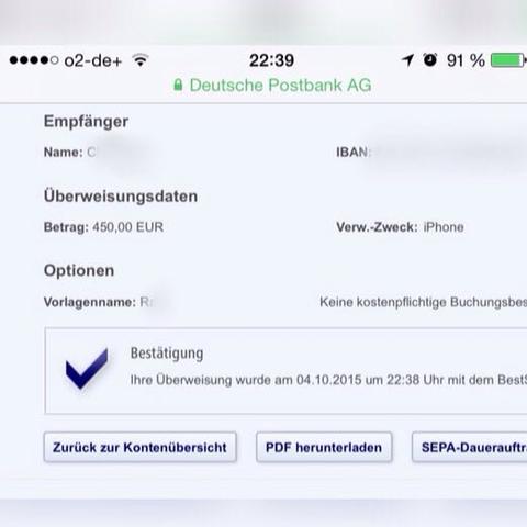Ist Das Hier Eine Fake Uberweisung Mit Bild Geld Bank Betrug