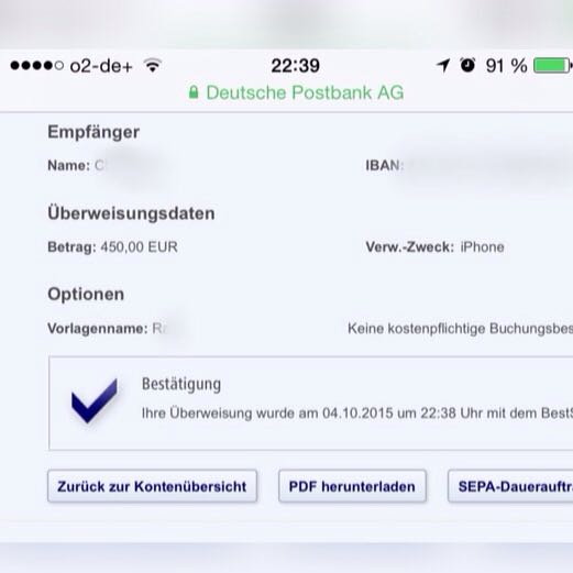 Ist Das Hier Eine Fake Uberweisung Mit Bild Geld Bank Betrug