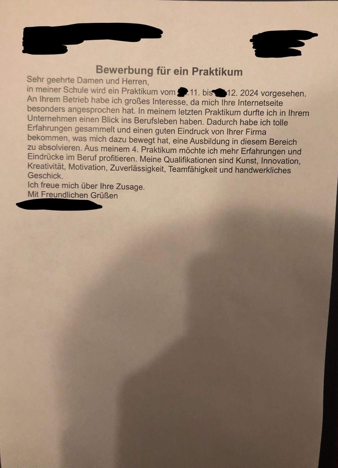 Ist Das Schlimm Wenn Das Jungfernhäutchen Reißt Ist das schlimm, wenn ich meine Bewerbung so gebe? (Beruf, Ausbildung
