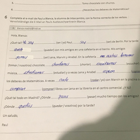 Ist Das So Richtig Spanischa1 Schule Lernen Spanisch