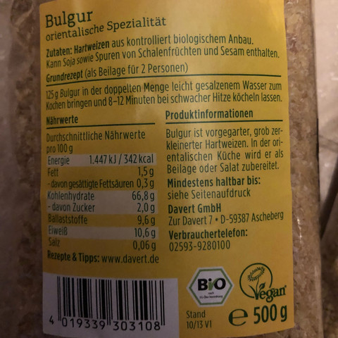Bulgur - (Gesundheit und Medizin, essen, Ernährung)