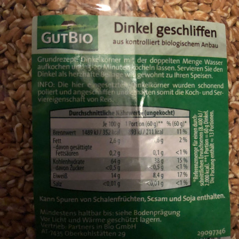 Dinkel - (Gesundheit und Medizin, essen, Ernährung)