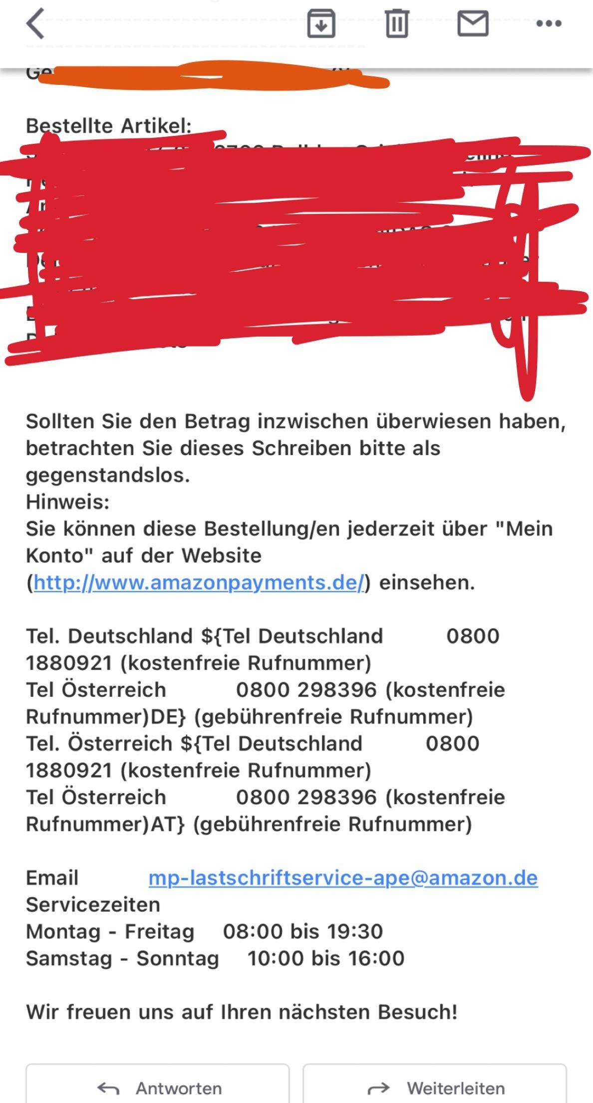 Ist das wirklich der Amazon Kundenservice? (Computer ...