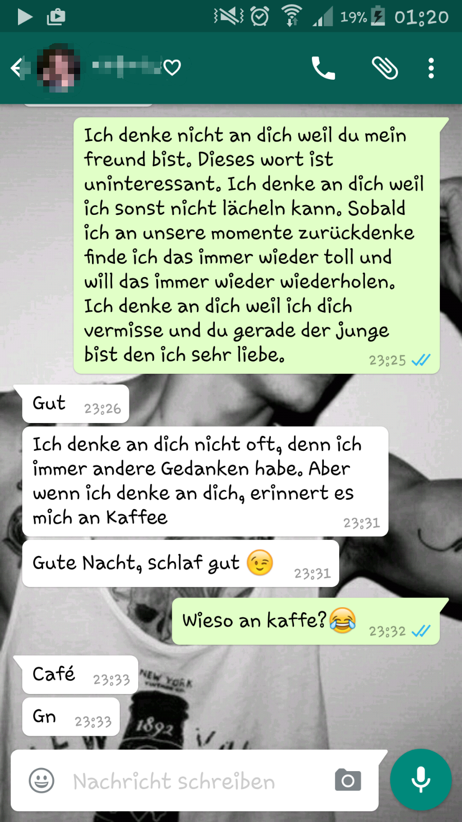 Ist das wirklich eine Beziehung oder ist das nur eine Täuschung oder ist das einfach mir seine ...