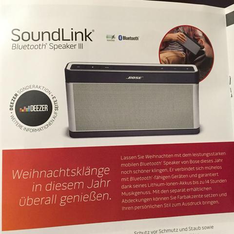 SoundLink Bluetooth Speaker III - (Samsung, Fernseher, Lautsprecher)