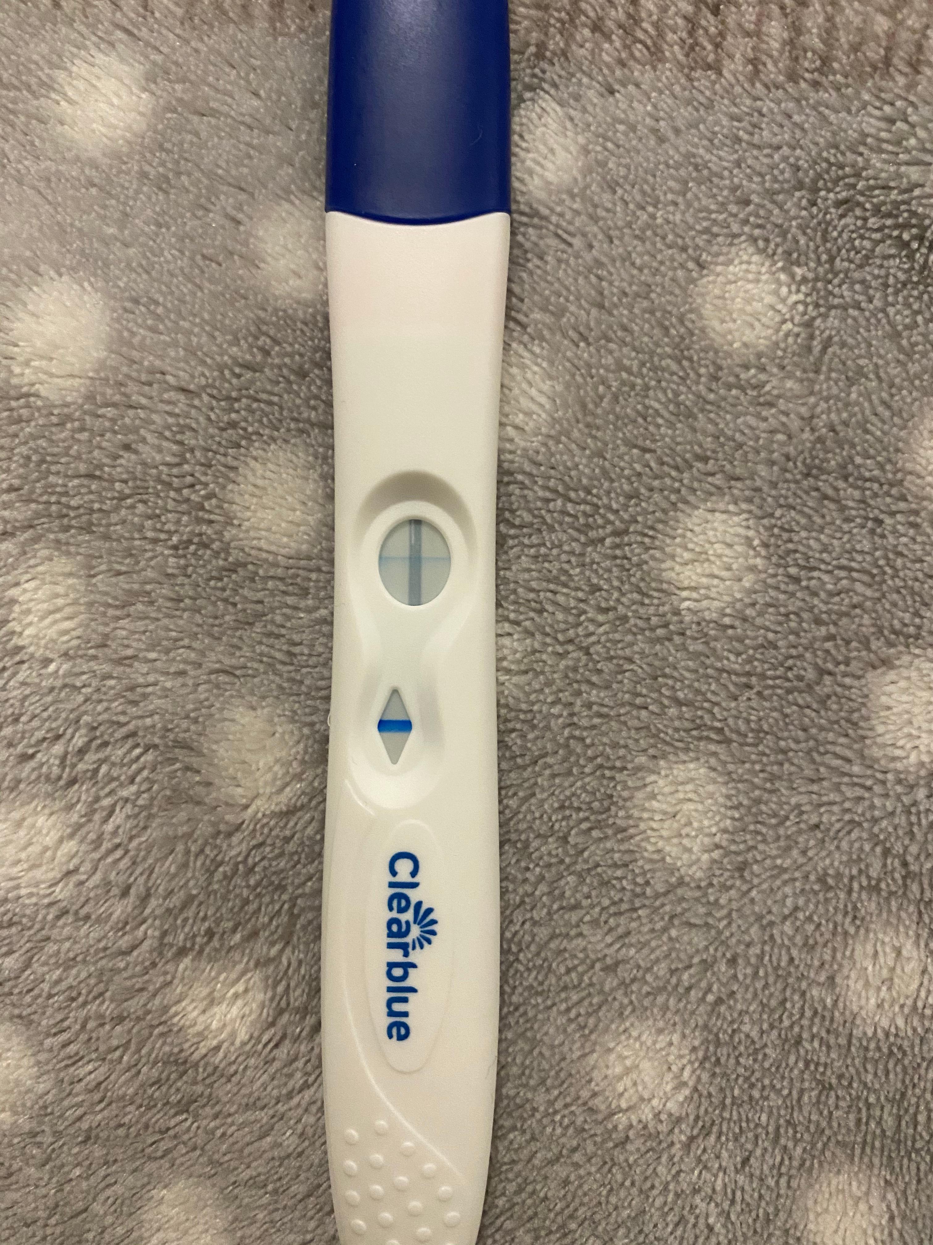 Ist der Frühtest von Clearblue positiv oder nicht? (Schwangerschaft Ist der Frühtest von Clearblue positiv oder nicht? (Schwangerschaft