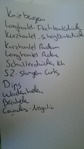 Gk Plan:) - (Muskelaufbau, Trainingsplan, Ganzkörpertraining)