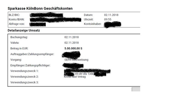 Erstellen kontoauszug fake Kontoauszug erstellen