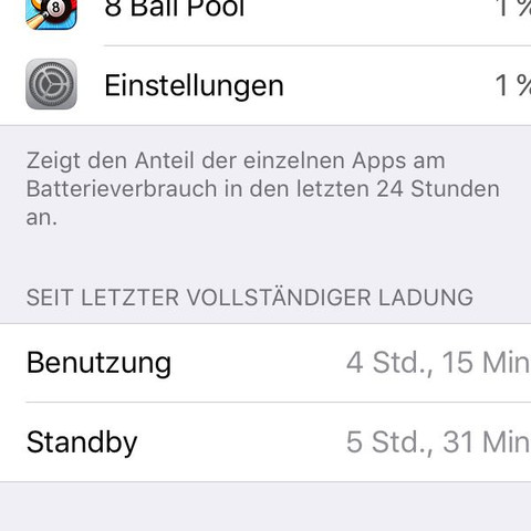Ist es gut? - (iPhone, 5S, Akkulaufzeit)