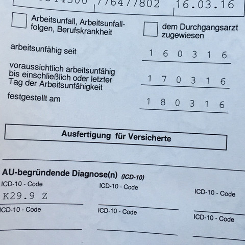 Ist Die Au Bescheinigung Fehlerhaft Arzt Krankheit Krank Ist Die Au Bescheinigung Fehlerhaft Arzt Krankheit Krank