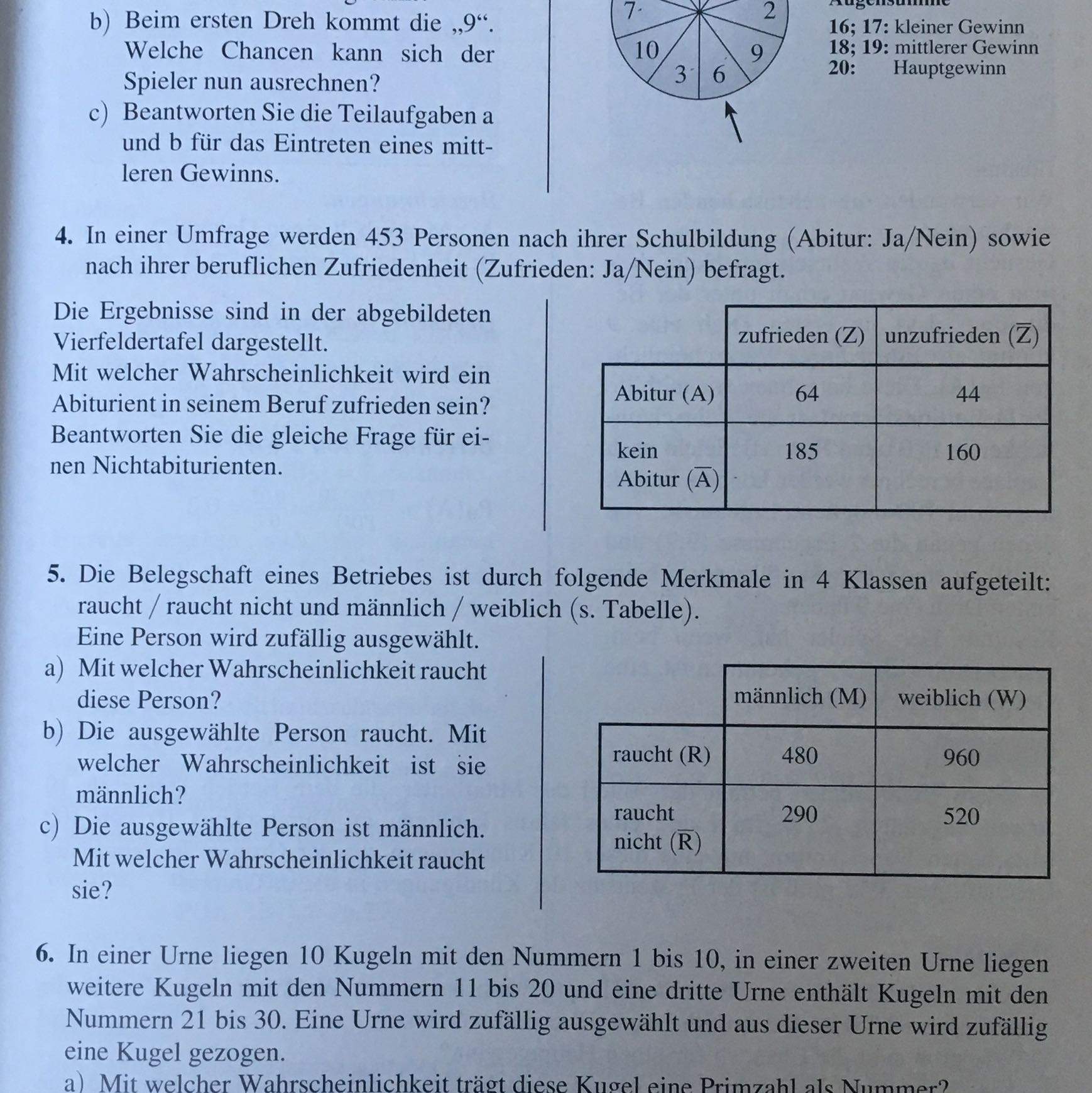 Ist die Aufgabe zur bedingten Wahrscheinlichkeit so richtig gerechnet? (Schule, Mathematik ...