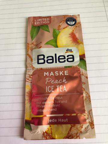 Ist Die Balea Peach Ice Tea Maske Peel Off