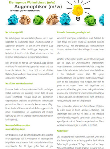 ausschreibung1 - (deutsch, Sprache, Bewerbung)