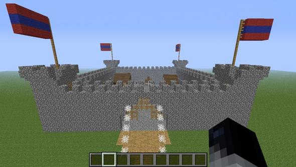 bild der burg 1 - (Minecraft, Burg, builder)
