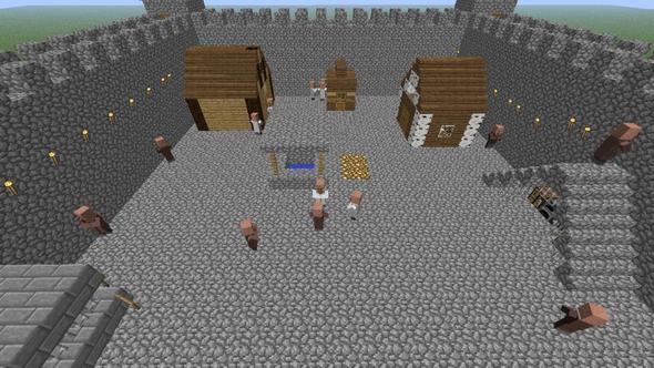bild der burg 3 - (Minecraft, Burg, builder)