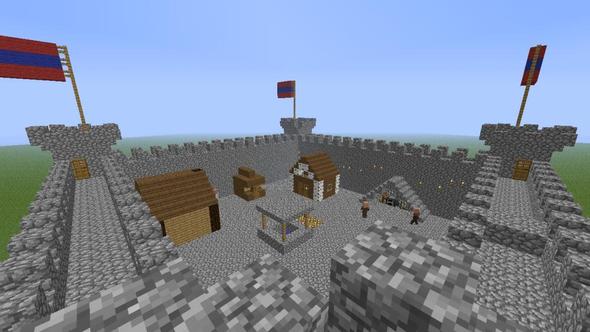 bild der burg 7 - (Minecraft, Burg, builder)